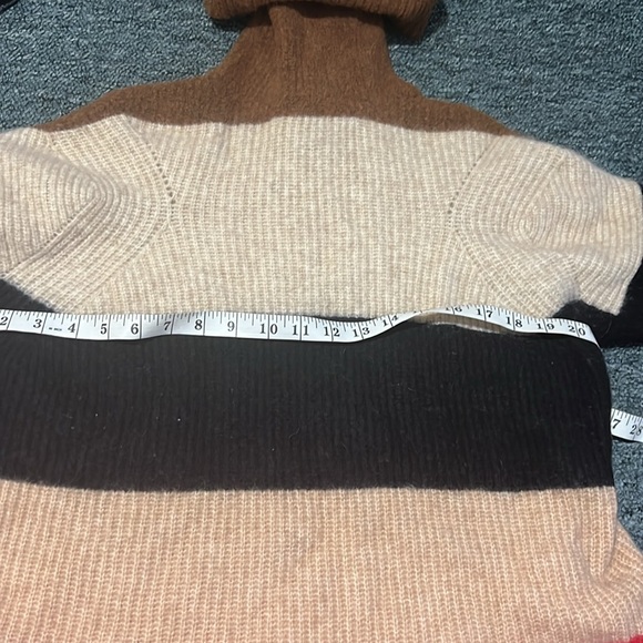 ONE TEASPOON striped heavy winter sweater turtleneck, retro, small oversized - Picture 10 of 17